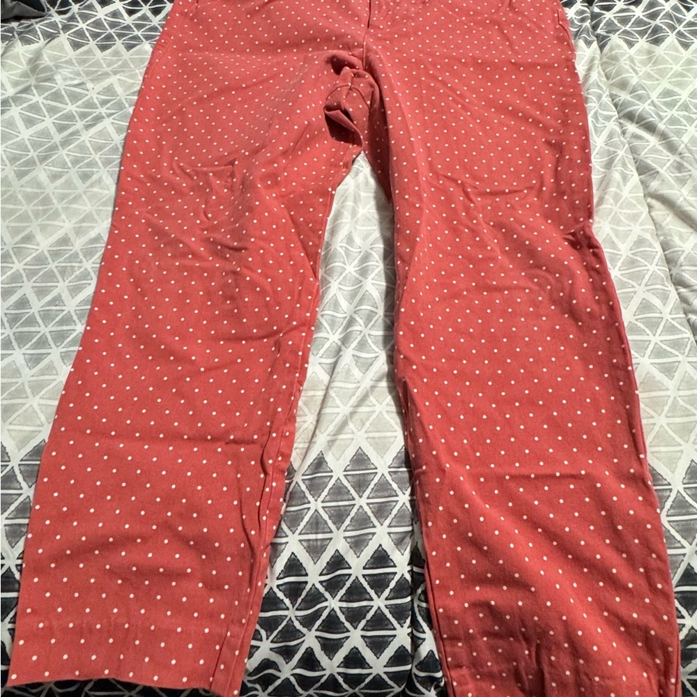 Old Navy Red Polka Dot Pants
